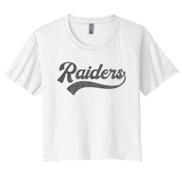 Raiders Name Women's Crop Top Tee