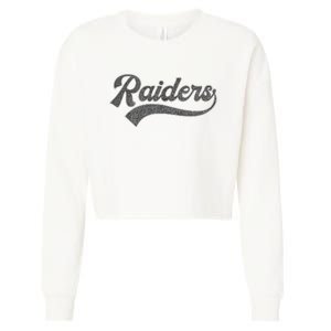 Raiders Name Cropped Pullover Crew