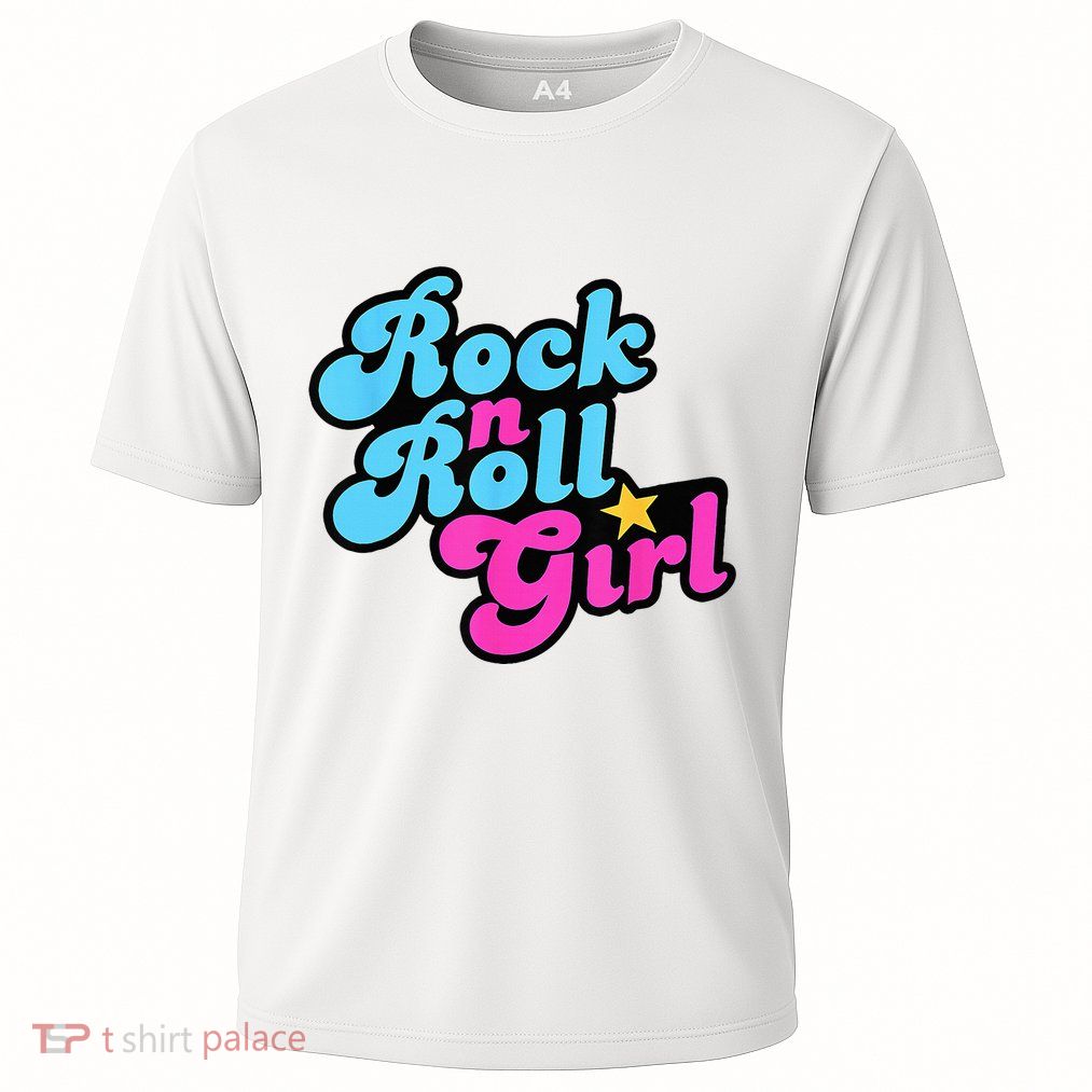 Rock N Roll Girl Ocean Fish Halloween Costumes Group Family Performance Shirt