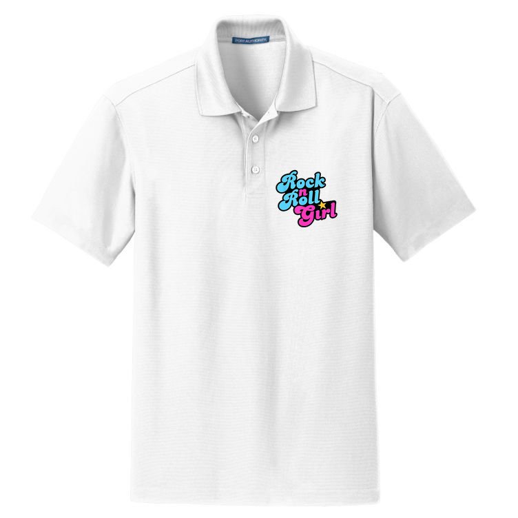 Rock N Roll Girl Ocean Fish Halloween Costumes Group Family Dry Zone Grid Polo