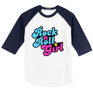 Rock N Roll Girl Baseball Sleeve Shirt