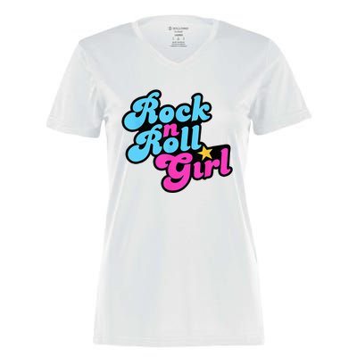 Rock N Roll Girl Women's Momentum V-Neck T-Shirt