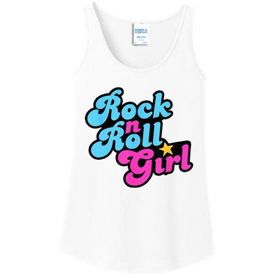 Rock N Roll Girl Ladies Essential Tank