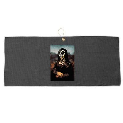 Rock N Roll Band Lazy Halloween Costume Rocker Music Lover Large Microfiber Waffle Golf Towel