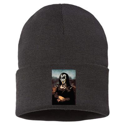 Rock N Roll Band Lazy Halloween Costume Rocker Music Lover Sustainable Knit Beanie