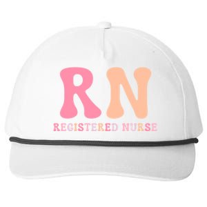 Registered Nurse Rn Emergency Room Nurse Gift Snapback Five-Panel Rope Hat