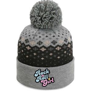 Rock N Roll Girl Cute Rockstar Concert The Baniff Cuffed Pom Beanie