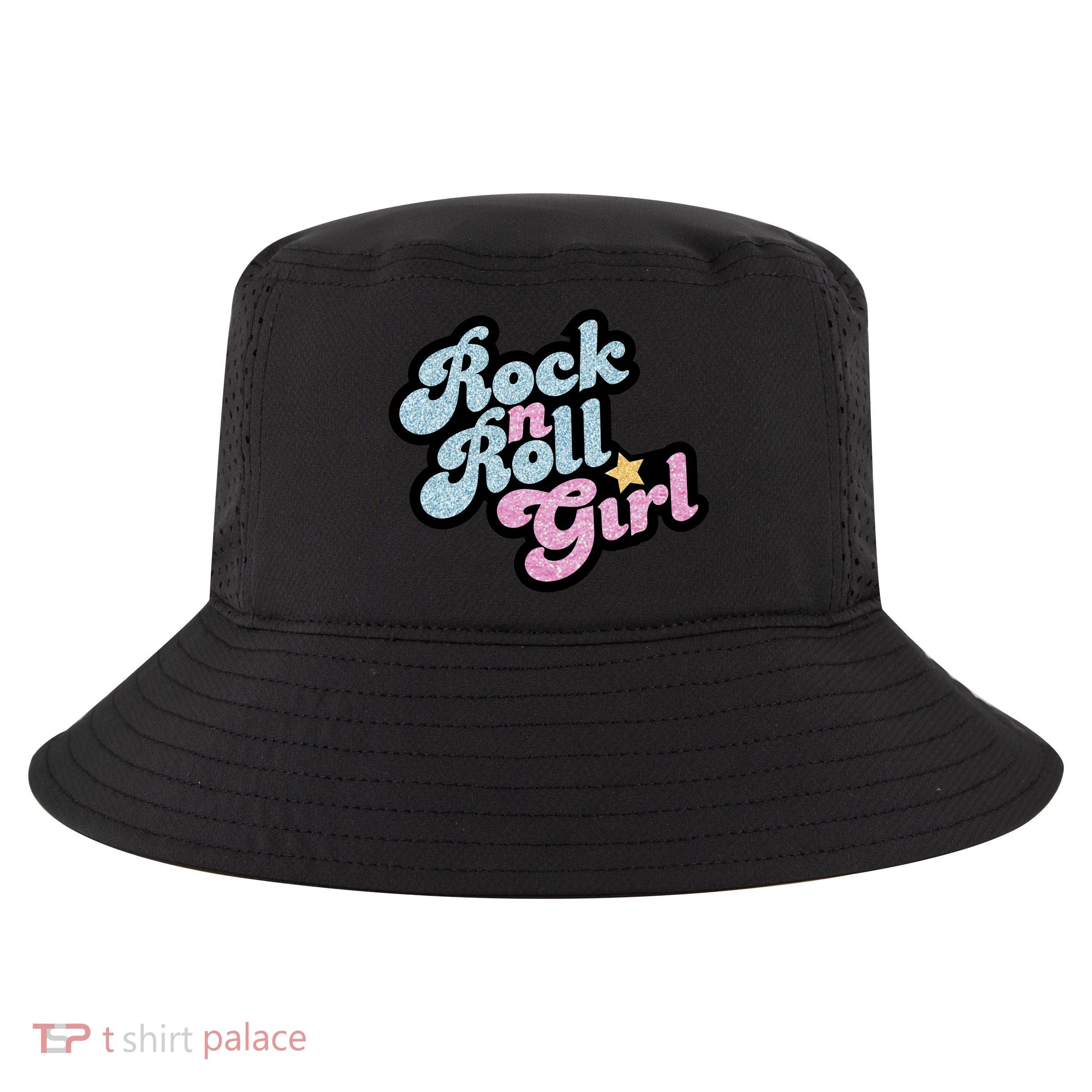 Rock N Roll Girl Cute Rockstar Concert Cool Comfort Performance Bucket Hat