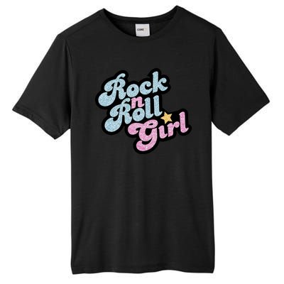 Rock N Roll Girl Cute Rockstar Concert Tall Fusion ChromaSoft Performance T-Shirt