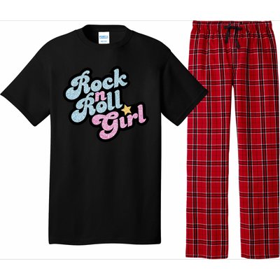 Rock N Roll Girl Cute Rockstar Concert Pajama Set