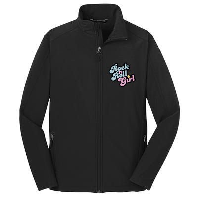 Rock N Roll Girl Cute Rockstar Concert Core Soft Shell Jacket