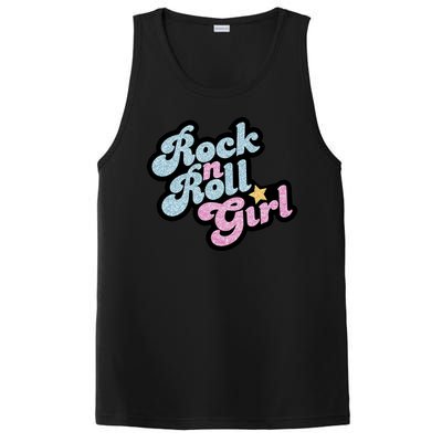 Rock N Roll Girl Cute Rockstar Concert PosiCharge Competitor Tank