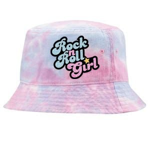 Rock N Roll Girl Cute Rockstar Concert Tie-Dyed Bucket Hat