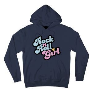 Rock N Roll Girl Cute Rockstar Concert Tall Hoodie