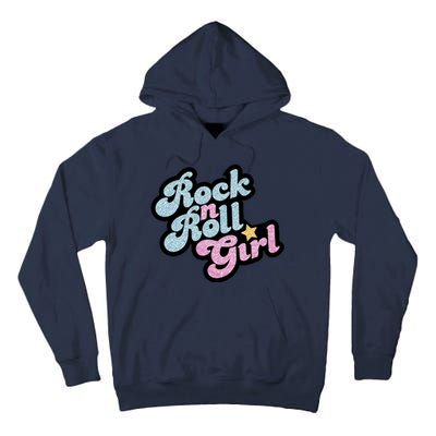 Rock N Roll Girl Cute Rockstar Concert Tall Hoodie