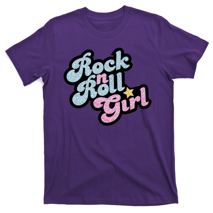 Rock N Roll Girl Cute Rockstar Concert T-Shirt