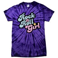 Rock N Roll Girl Cute Rockstar Concert Tie-Dye T-Shirt