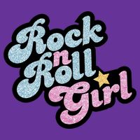 Rock N Roll Girl Cute Rockstar Concert Womens T-Shirt