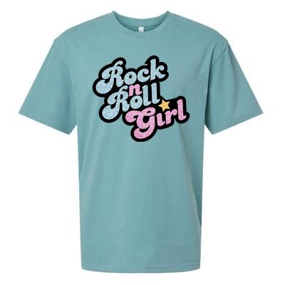 Rock N Roll Girl Cute Rockstar Concert Sueded Cloud Jersey T-Shirt