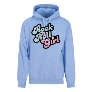 Rock N Roll Girl Cute Rockstar Concert Unisex Surf Hoodie