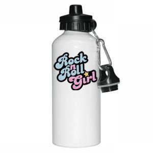 Rock N Roll Girl Cute Rockstar Concert Aluminum Water Bottle