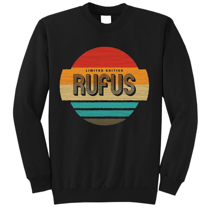 Rufus Name Retro Vintage Sunset Limited Edition Sweatshirt