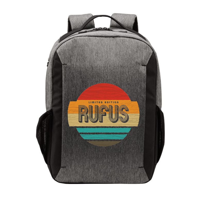 Rufus Name Retro Vintage Sunset Limited Edition Vector Backpack