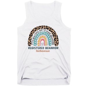 Rainbow Nurse Registered A Beautiful Day To Shape Behaviors Tank Top