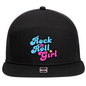 Rock N Roll Girl Halloween Costumes 7 Panel Mesh Trucker Snapback Hat