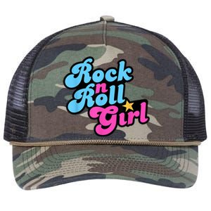 Rock N Roll Girl Halloween Costumes Retro Rope Trucker Hat Cap