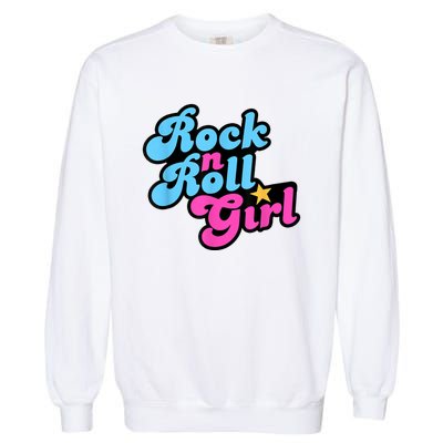 Rock N Roll Girl Halloween Costumes Garment-Dyed Sweatshirt