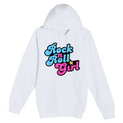 Rock N Roll Girl Halloween Costumes Premium Pullover Hoodie