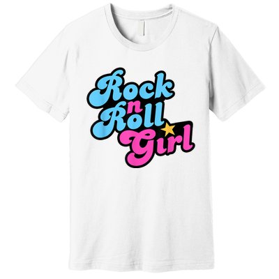 Rock N Roll Girl Halloween Costumes Premium T-Shirt