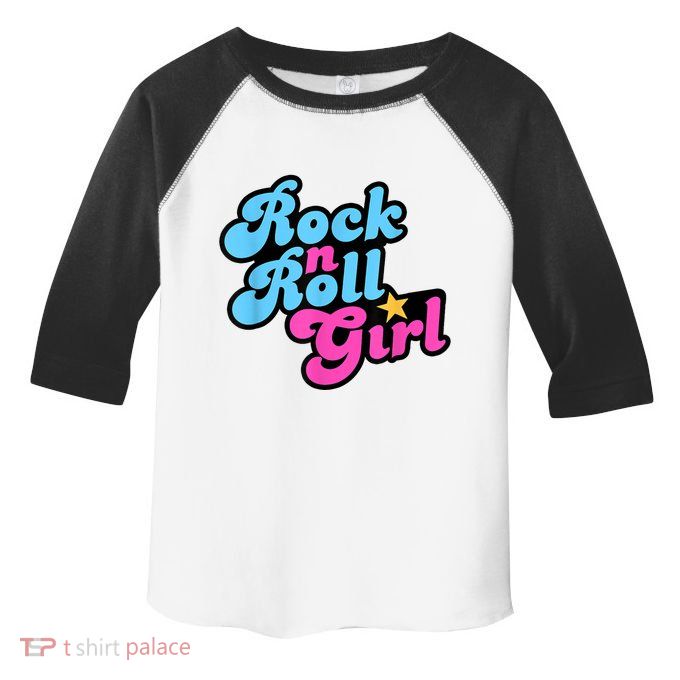 Rock N Roll Girl Halloween Costumes Toddler Fine Jersey T-Shirt