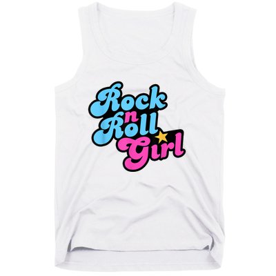 Rock N Roll Girl Halloween Costumes Tank Top