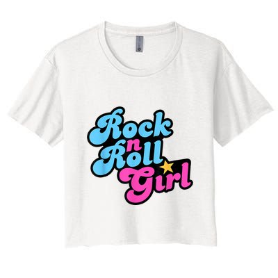Rock N Roll Girl Halloween Costumes Crop Top