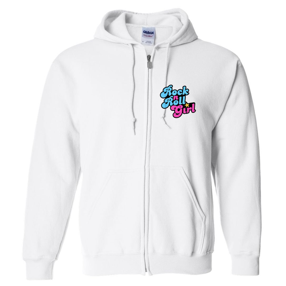 Rock N Roll Girl Halloween Costumes Full Zip Hoodie