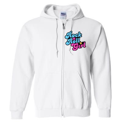 Rock N Roll Girl Halloween Costumes Full Zip Hoodie