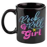 Rock N Roll Girl Purple Darla 11oz C Handle Ceramic Mug