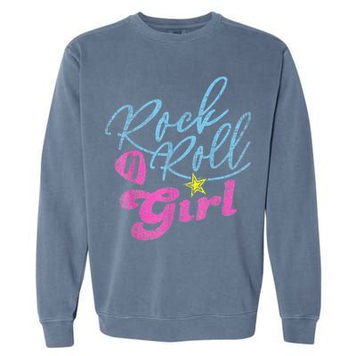 Rock N Roll Girl Purple Darla Garment-Dyed Sweatshirt