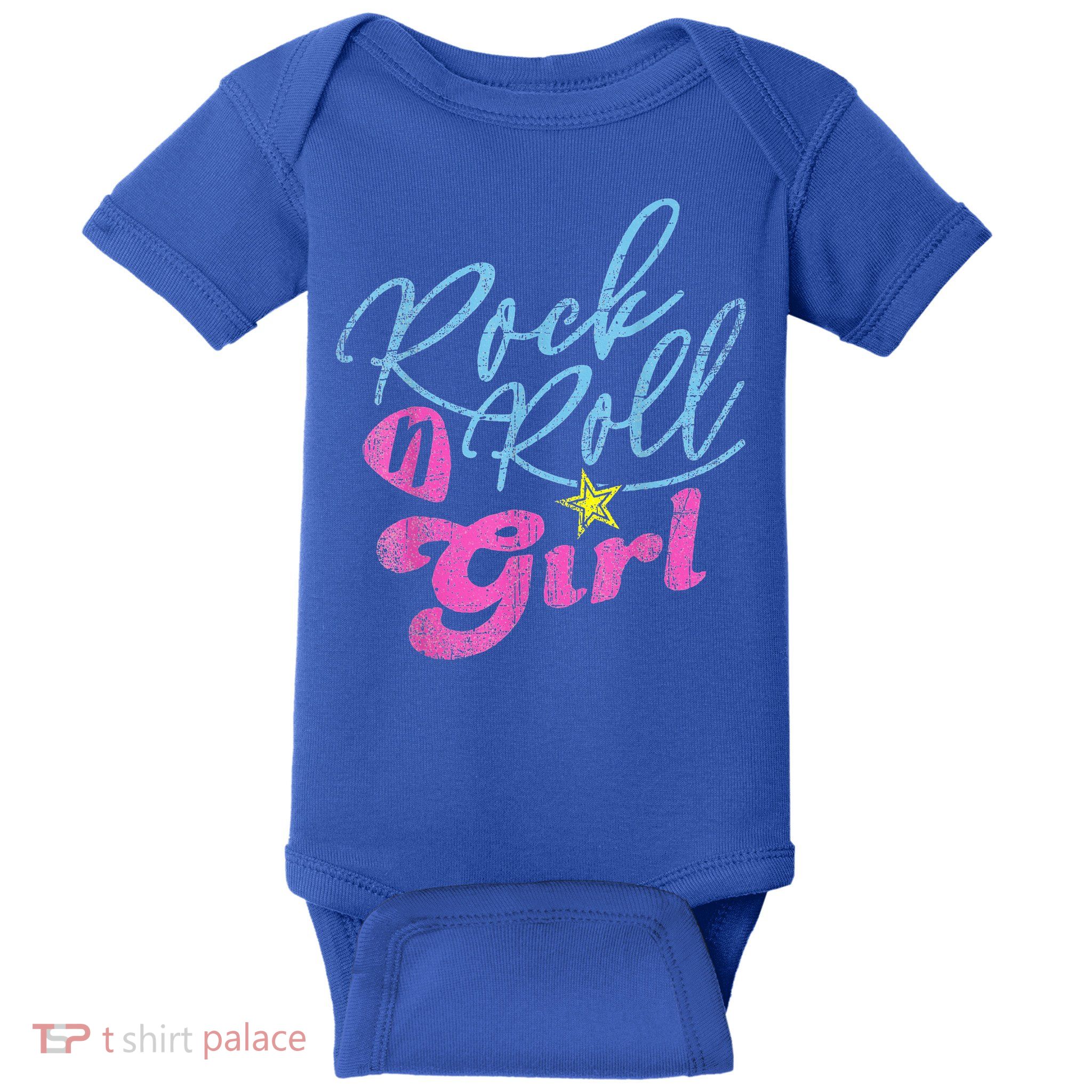 Rock N Roll Girl Purple Darla Baby Bodysuit