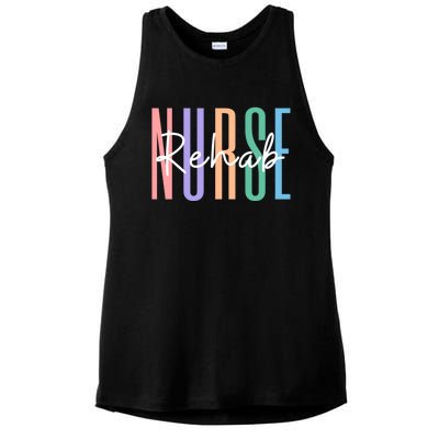 Rehab Nurse Rehabilitation Rn Psychiatric Nurse Meaningful Gift Ladies PosiCharge Tri-Blend Wicking Tank