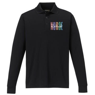 Rehab Nurse Rehabilitation Rn Psychiatric Nurse Meaningful Gift Performance Long Sleeve Polo