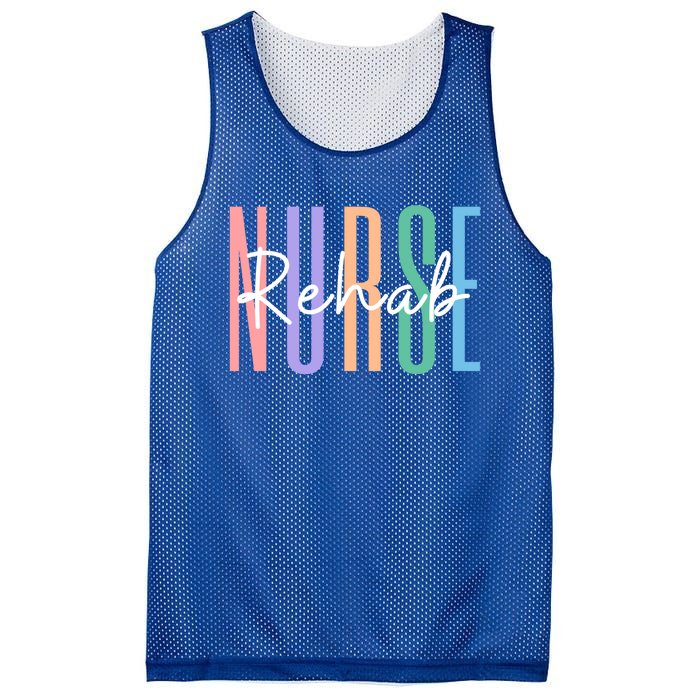 Rehab Nurse Rehabilitation Rn Psychiatric Nurse Meaningful Gift Mesh Reversible Basketball Jersey Tank