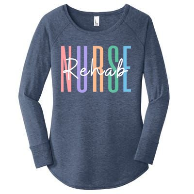 Rehab Nurse Rehabilitation Rn Psychiatric Nurse Meaningful Gift Women's Perfect Tri Tunic Long Sleeve Shirt