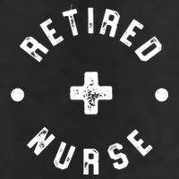 Retired Nurse Retirement Party 7 Panel Mesh Trucker Snapback Hat