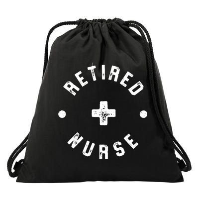 Retired Nurse Retirement Party Drawstring Bag