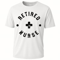 Retired Nurse Retirement Party Cooling Performance Crew T-Shirt