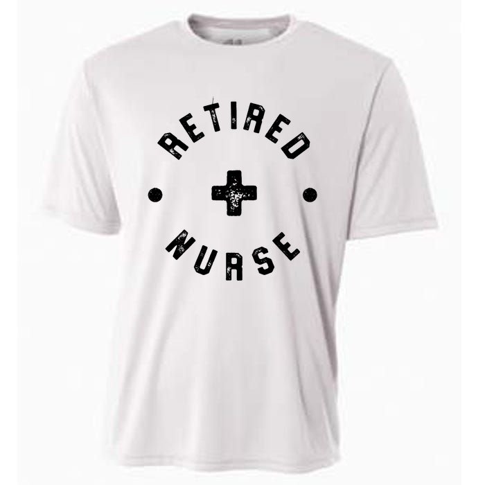 Retired Nurse Retirement Party Cooling Performance Crew T-Shirt