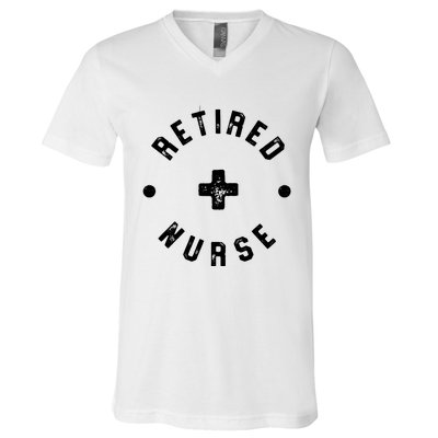 Retired Nurse Retirement Party V-Neck T-Shirt